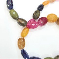 Safir İri Taş Kolye