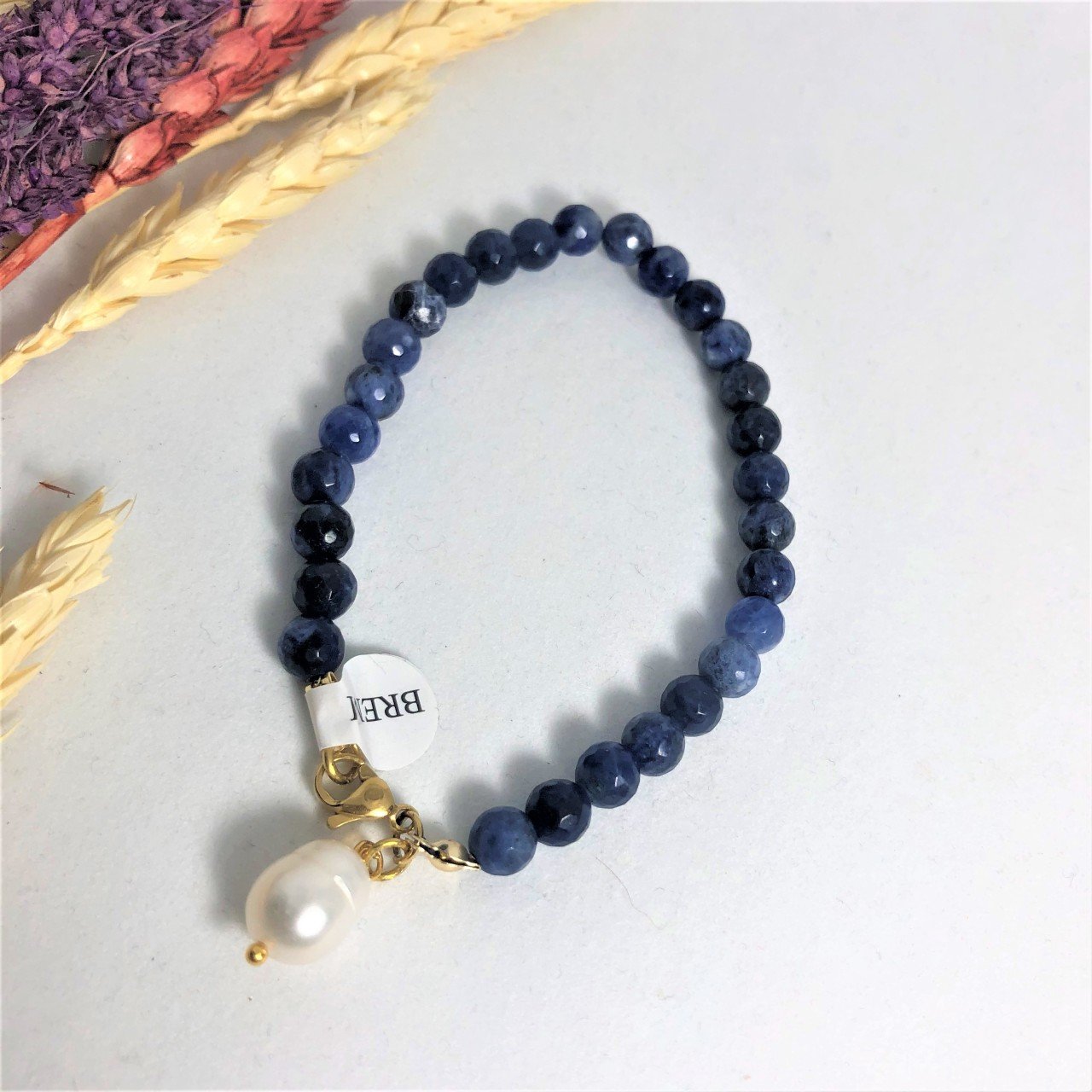 Mavi İnci bileklik