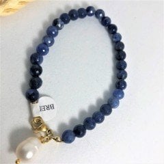 Mavi İnci bileklik