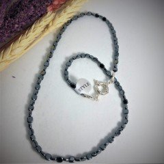 Elegance Hematite Necklace