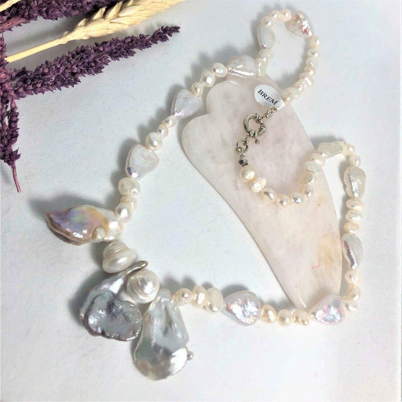 Pure Flower İnci Kolye