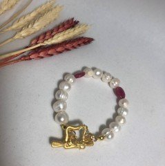 Pearl Ruby Bracelet