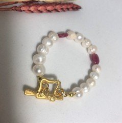 Pearl Ruby Bracelet